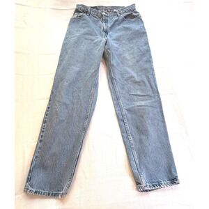 Vintage‎ Levis 505 14 x 30 Made in USA Light Wash Straight Leg Jeans 32 x 30